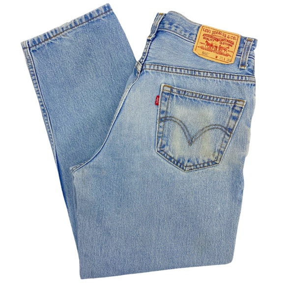 levi's light wash straight jeans